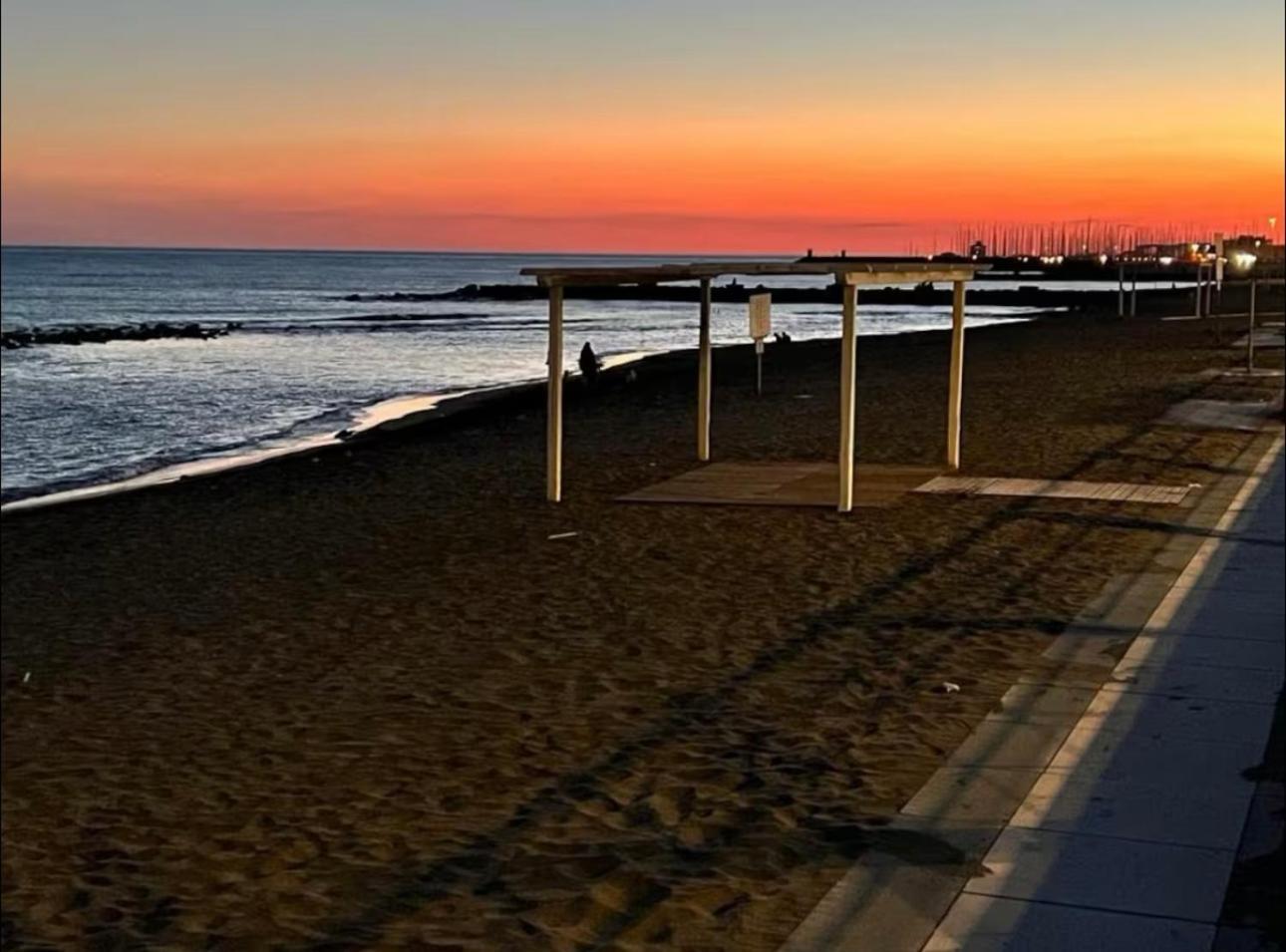 Penthouse Salus Sea View Terrace Apartment Lido di Ostia Exterior photo