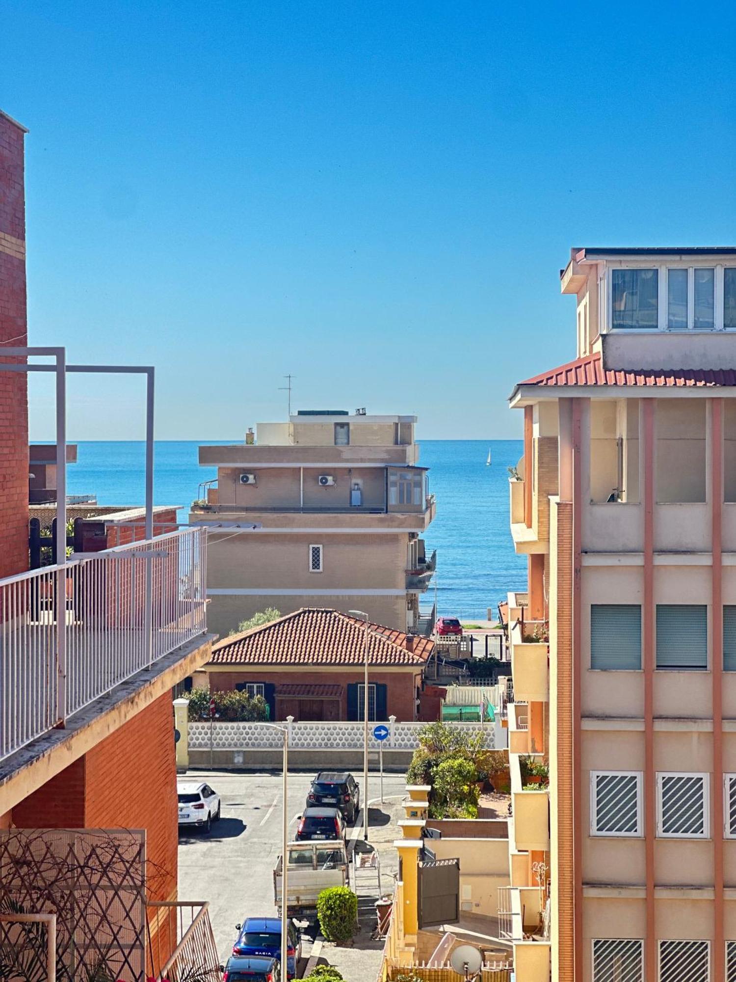 Penthouse Salus Sea View Terrace Apartment Lido di Ostia Exterior photo